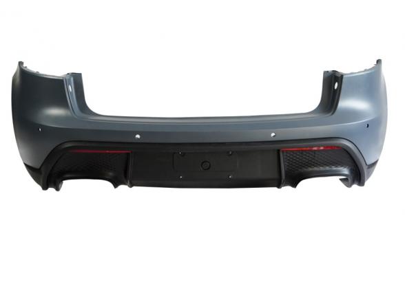 rear bumper for Macan from 95B upgrade to 95B.3 looking